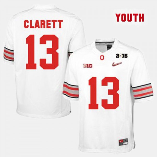 Ohio State Buckeyes Maurice Clarett Youth #13 White College Football Jersey 2404LVBY7